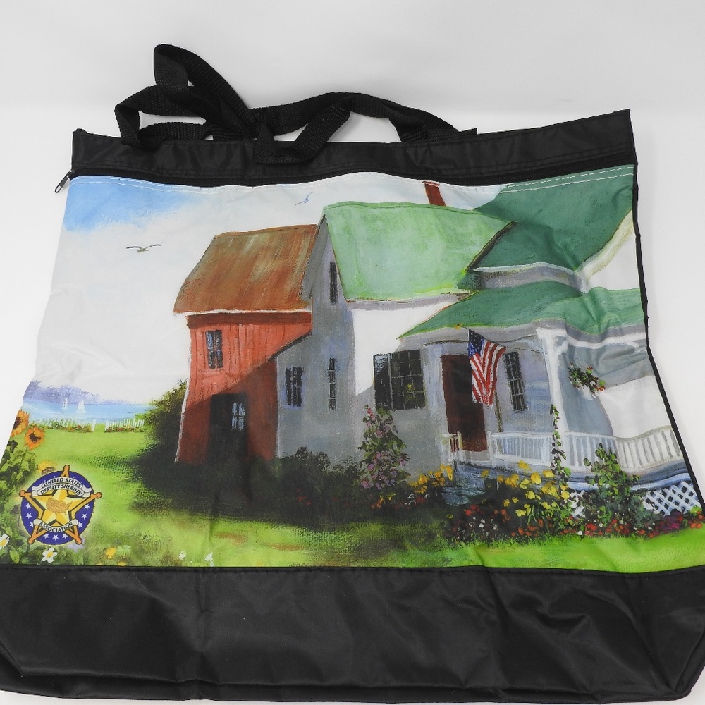 Deputy Sheriffs' Farm Country House Tote Bag NWOT